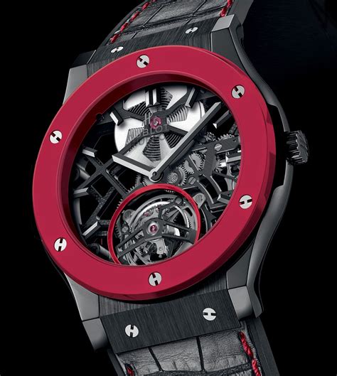 News: Hublot Red’n’Black Skeleton Tourbillon Only Watch 2013